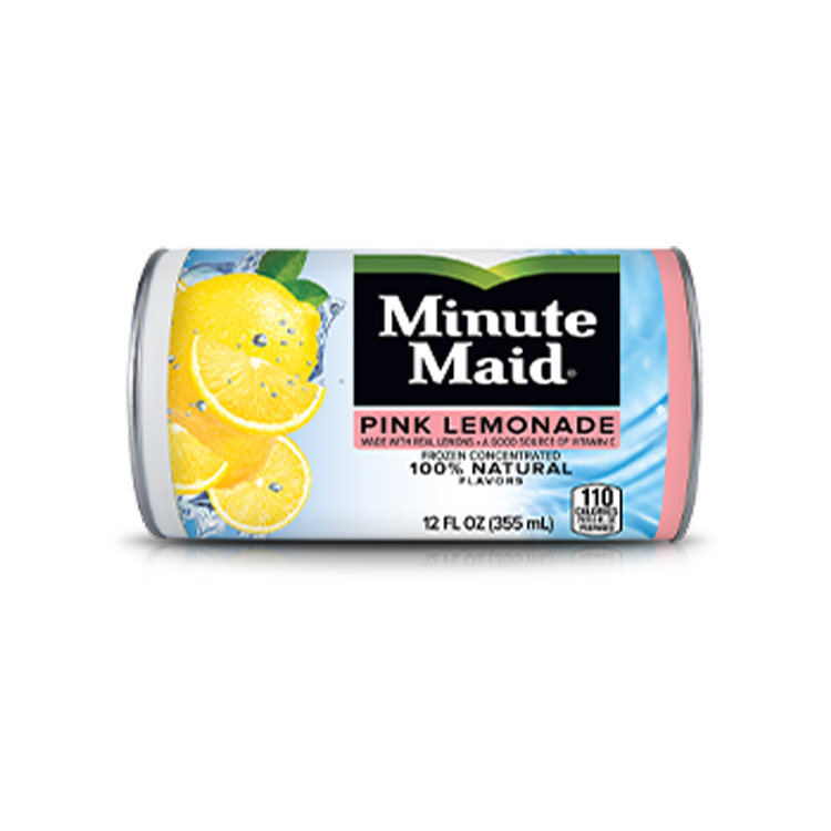 Minute Maid Pink Lemonade Frozen Can