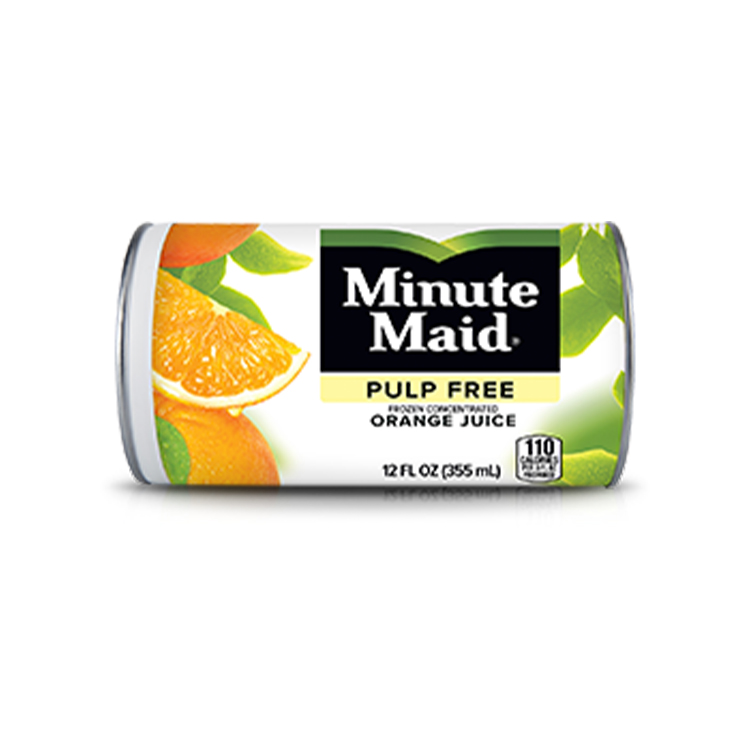 Minute Maid Pulp Free Organge Juice Frozen