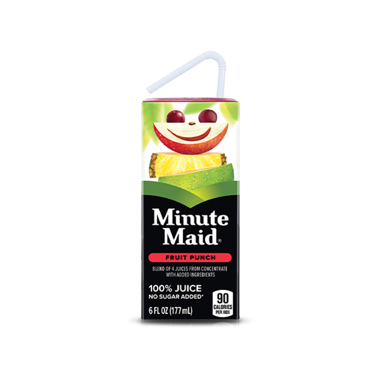 Minute Maid Fruit Punch Juice box