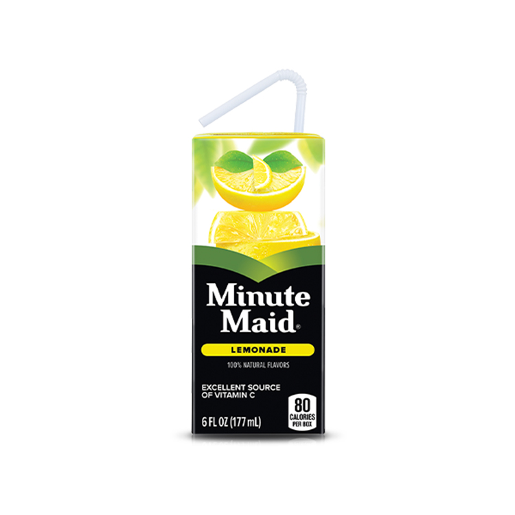 Minute Maid Lemonade Juice box