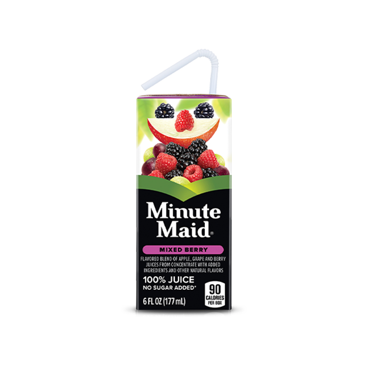 Minute Maid Mixed Berry Juice bottle