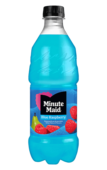 Minute Maid Blue Raspberry bottle