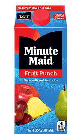 Minute Maid Fruit Punch carton