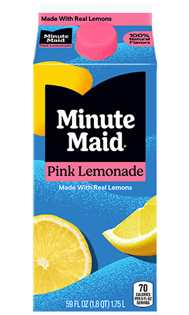 Minute Maid Pink Lemonade carton