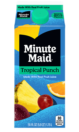 Minute Maid Tropical Punch carton
