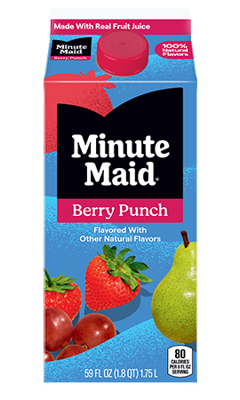 Minute Maid Berry Punch carton