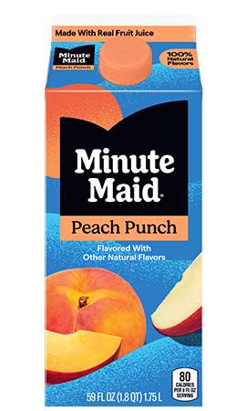 Minute Maid Peach Punch carton