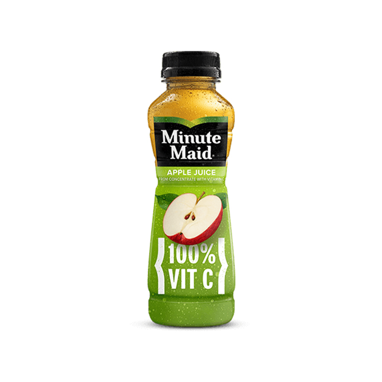 Minute Maid Apple Juice bottle