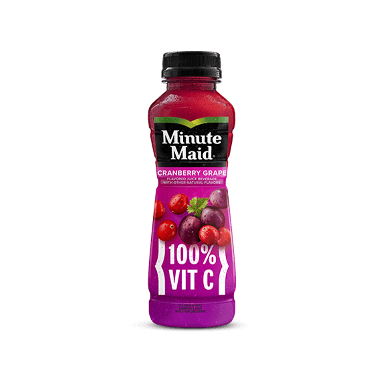 Minute Maid Cranberry Grape Juice bottle