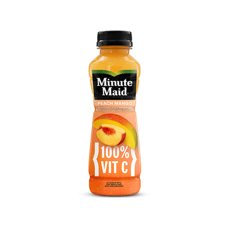 Minute Maid Peach Mango Juice bottle