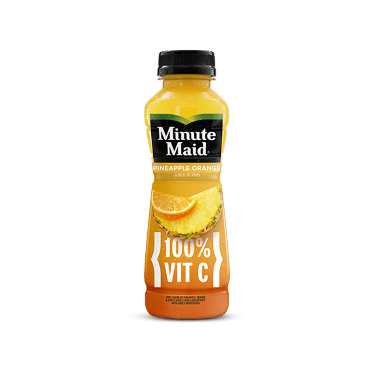 Minute Maid Pineapple Orange Juice bottle