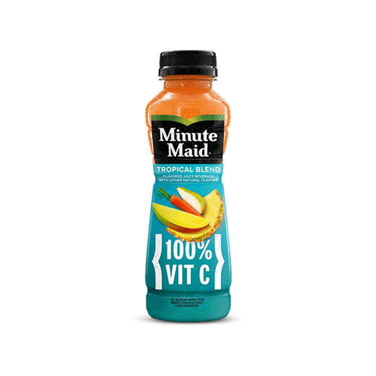 Minute Maid Tropical Blend Juice bottle