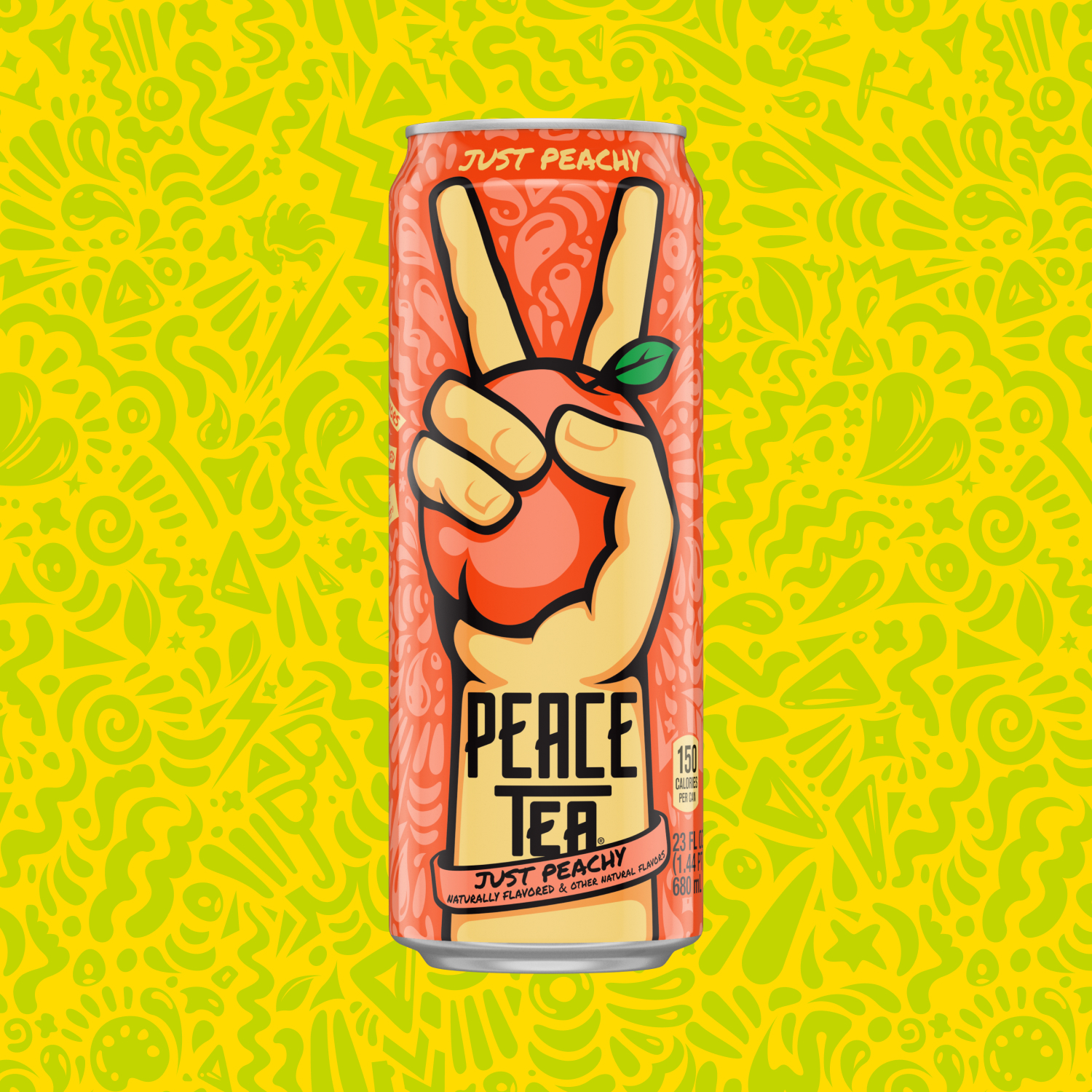 Peace Tea Just Peachy Can, 23 fl oz