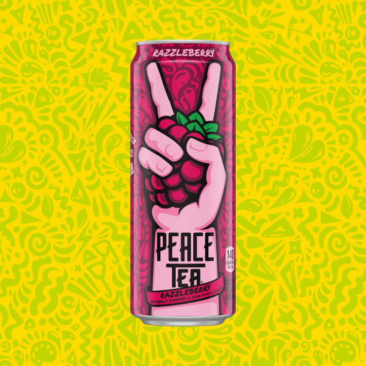 Peace Tea Razzleberry Can, 23 fl oz