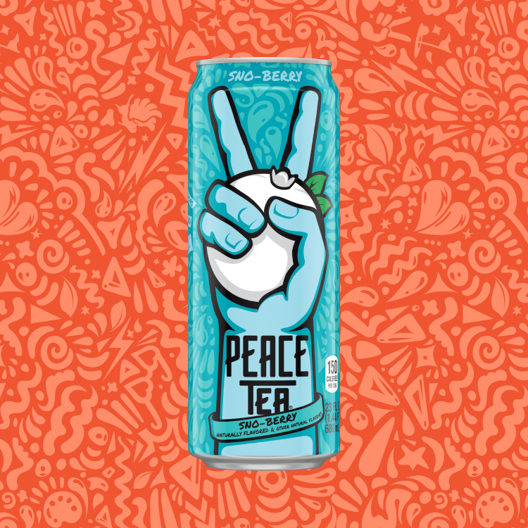 Peace Tea Sno-Berry Can, 23 fl oz