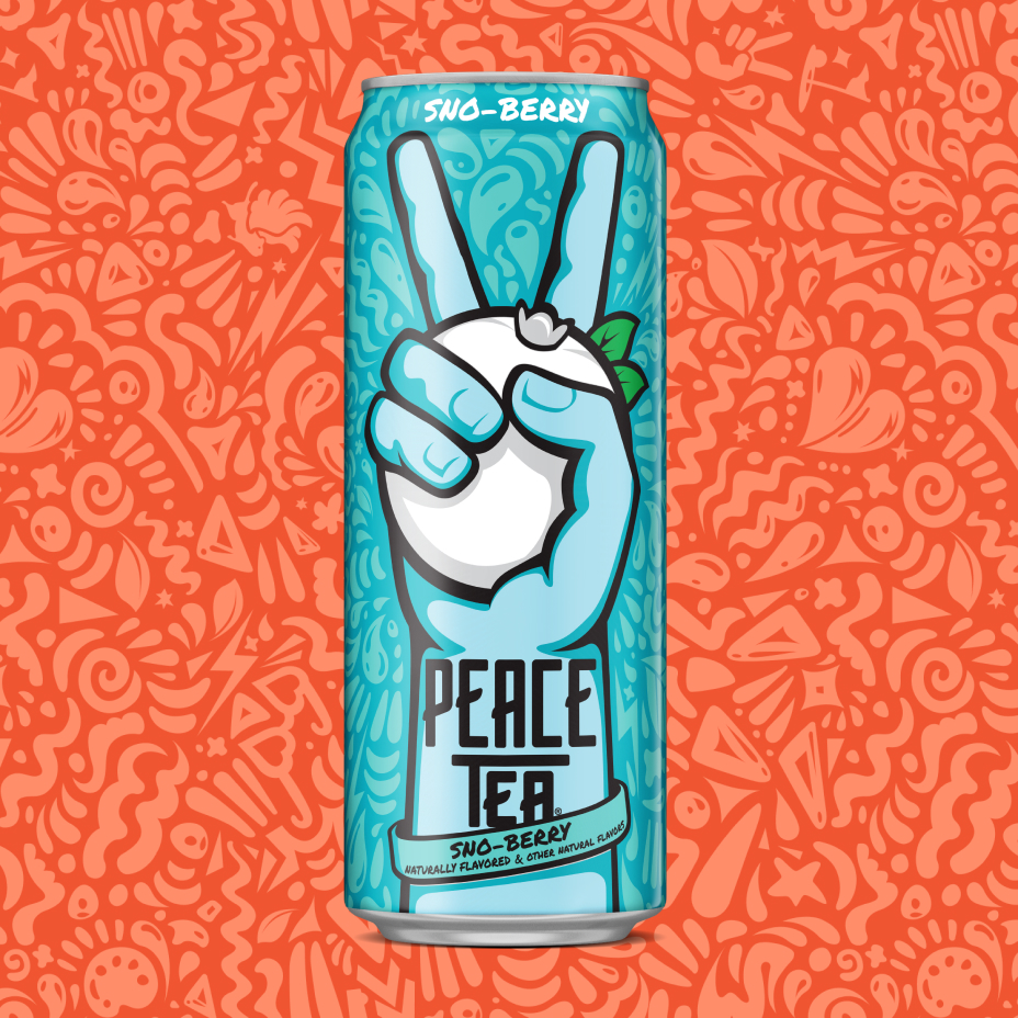 Peace Tea Sno-Berry Can, 23 fl oz