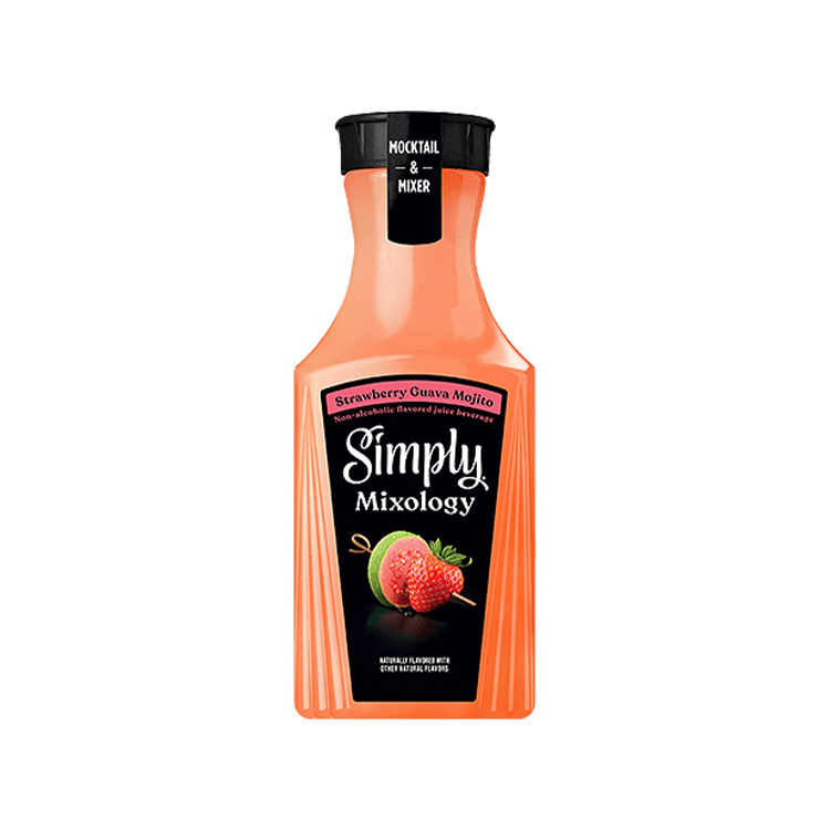 Simply Mixology Strawberry Guava Bottle, 52 fl oz