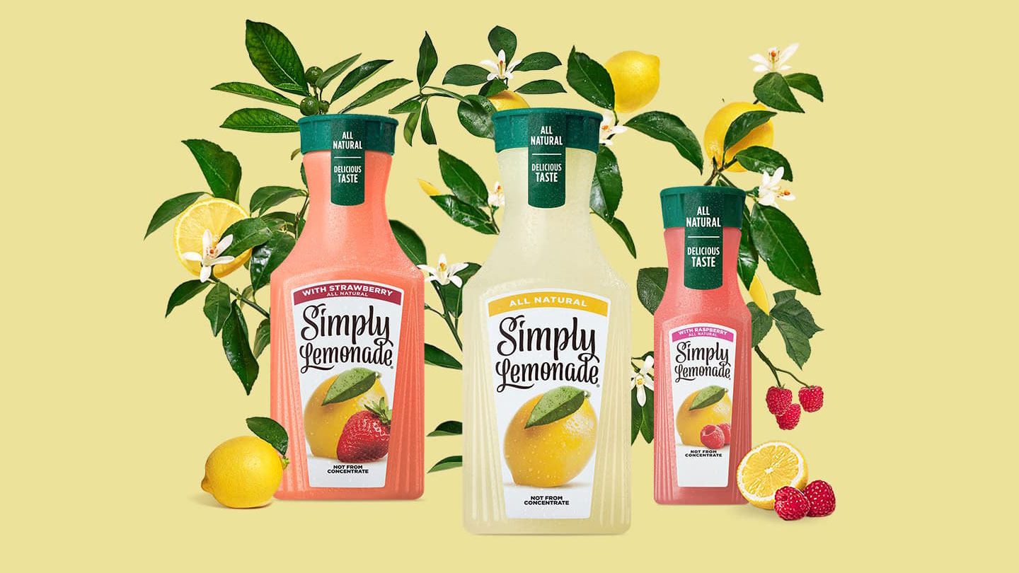 Simply Lemonade bottles