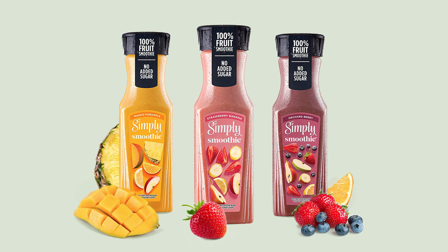 Simply Smoothies bottles