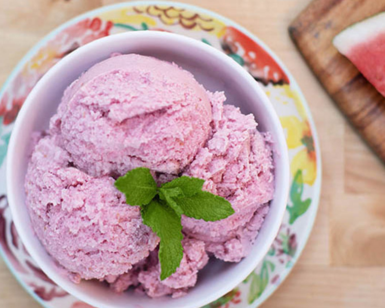 Simply® Watermelon Coconut Sorbet Recipe