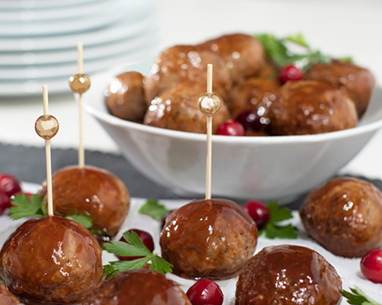 Cranberry Cocktail Meatballs