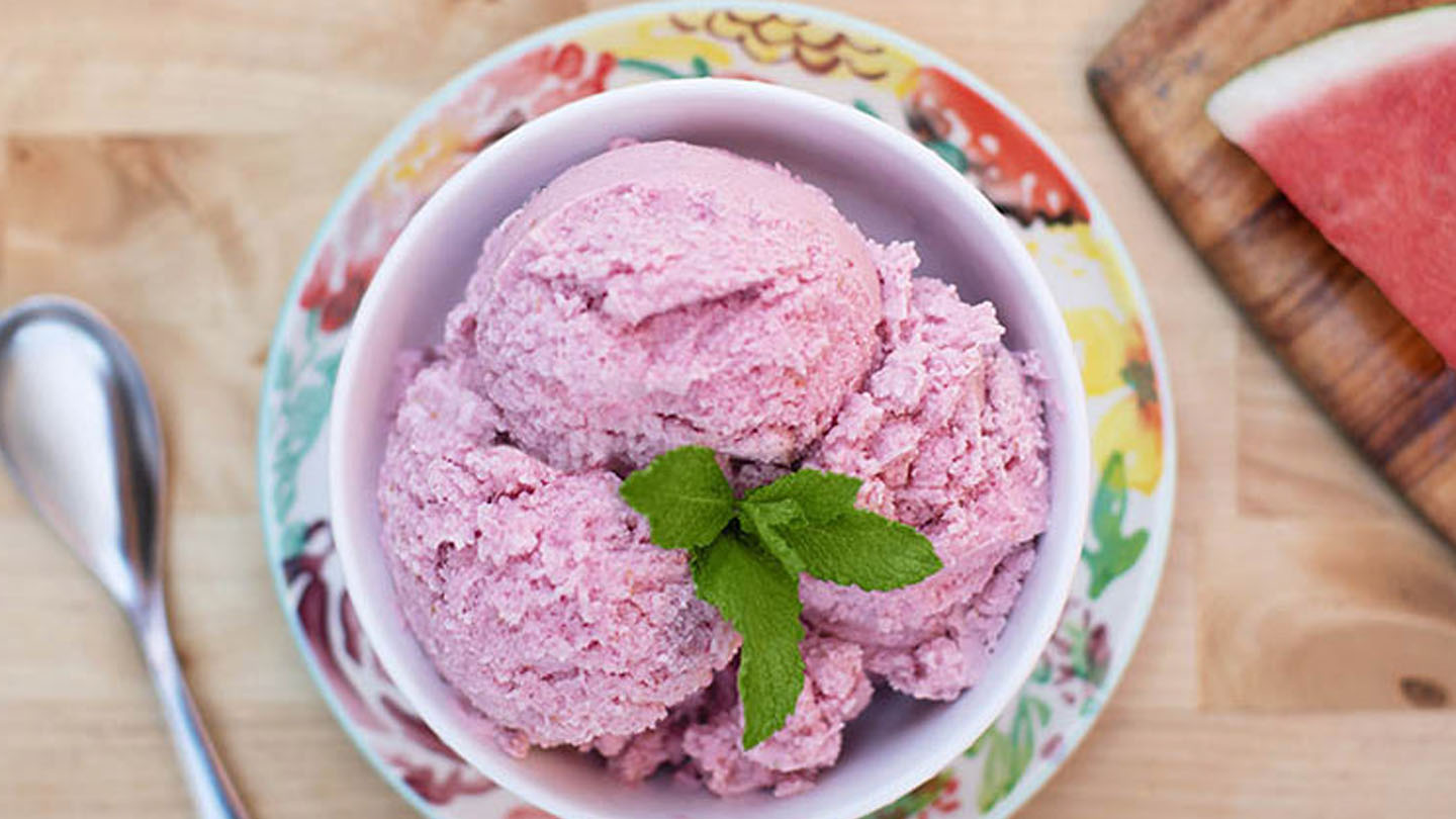 Simply® Watermelon Coconut Sorbet Recipe