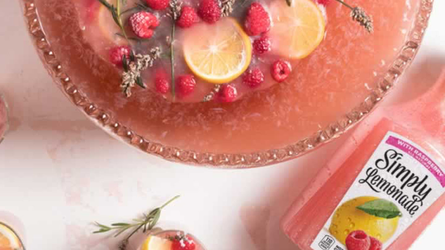Simply Lemonade® with Raspberry Punch & Halo Ice Ring Recipes