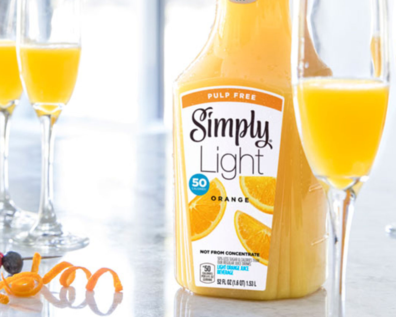 Simply Light Sparkling Mimosa Recipe