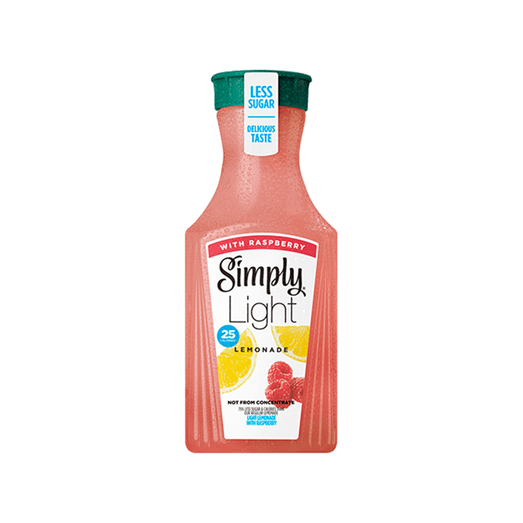Simply Light Lemonade with Raspberry Bottle, 52 fl oz