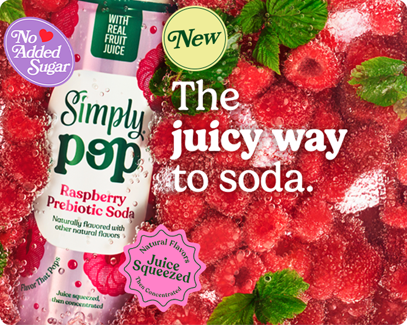 The juicy way to soda.