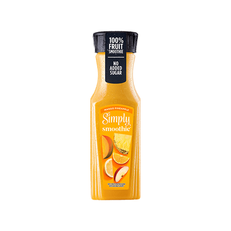 Simply Smoothies Mango Pineapple Juice 100 Bottle, 11.5 fl oz