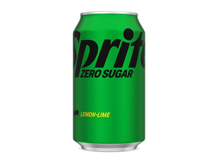 A can of Sprite Zero Sugar lemon-lime soda.