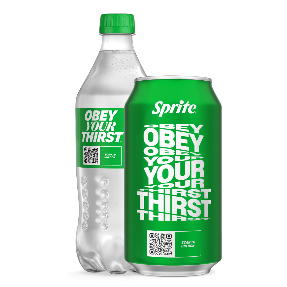 Sprite packaging can and bottle