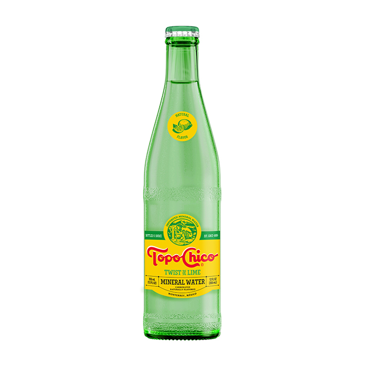 Topo Chico Mineral Water Twist of Lime 12 fl oz bottle