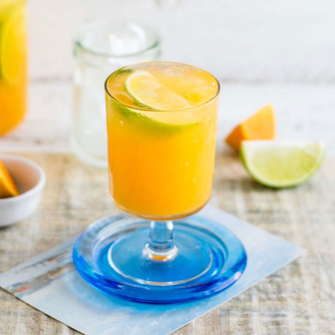A glass of Tangerine Tango