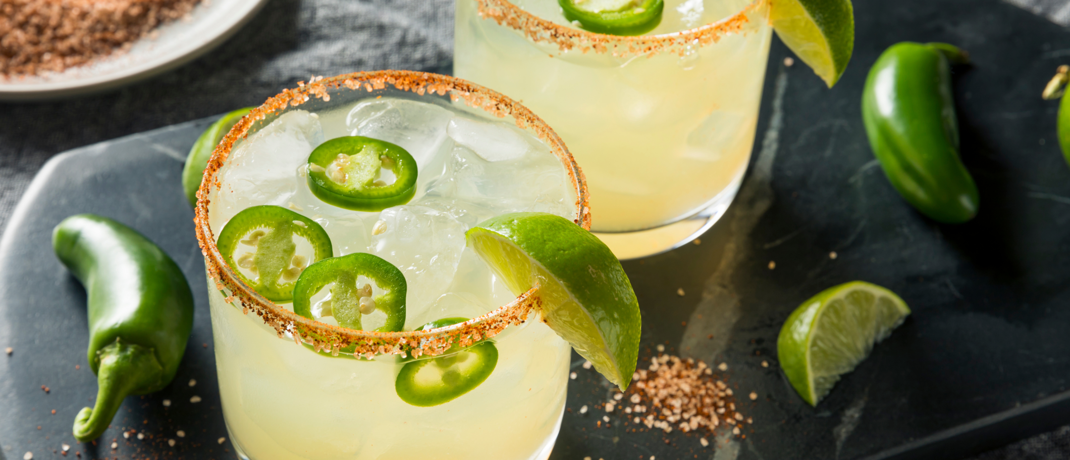 A glass of the Jalapeño Mock-Arita