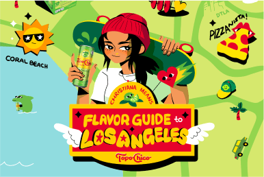 Sabores Flavor Guide Los Angeles illustration