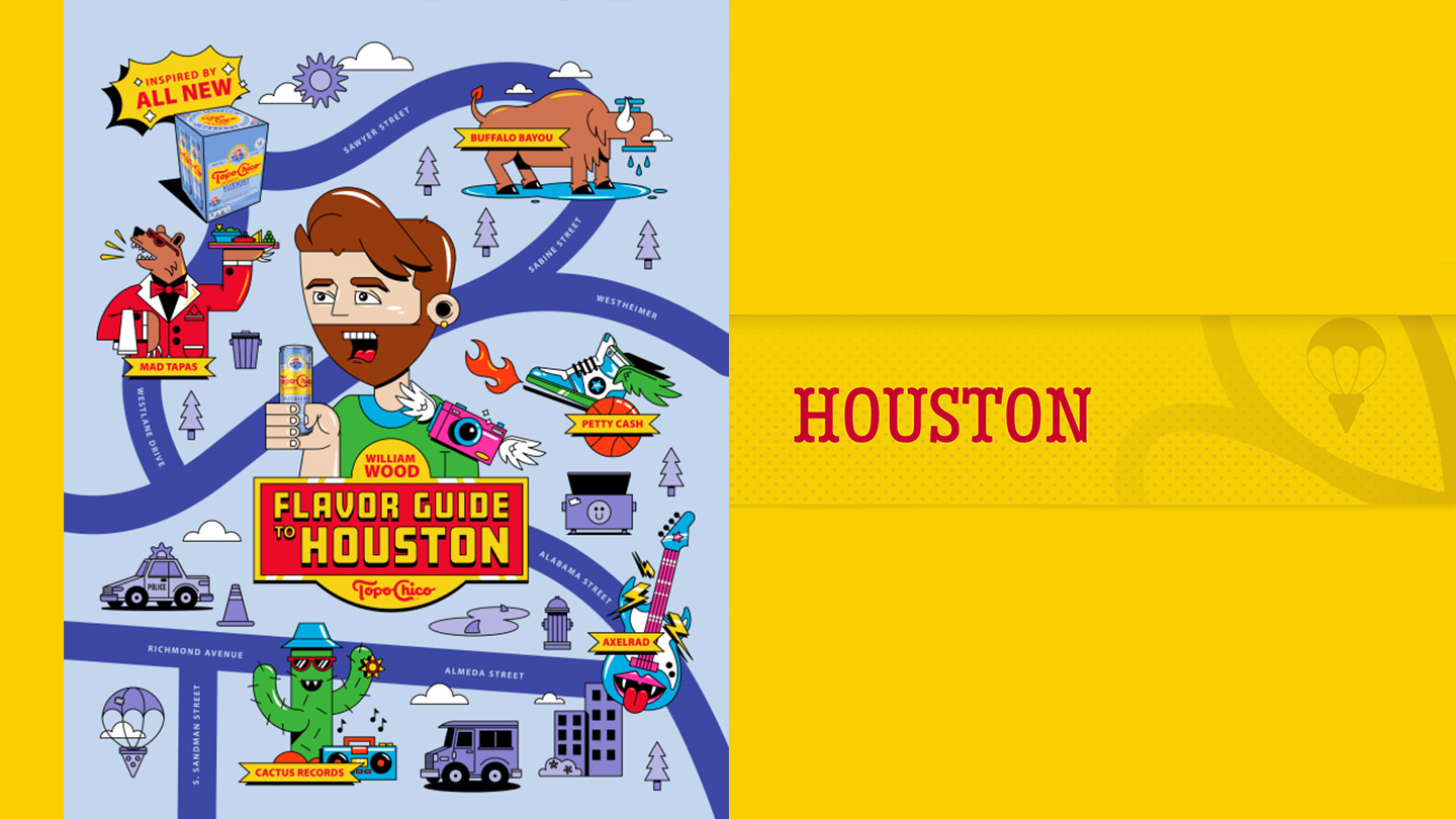 Sabores Flavor Guide Houston illustration