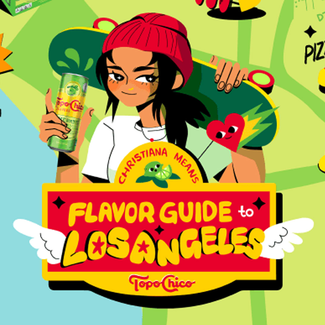 Sabores Flavor Guide Los Angeles illustration