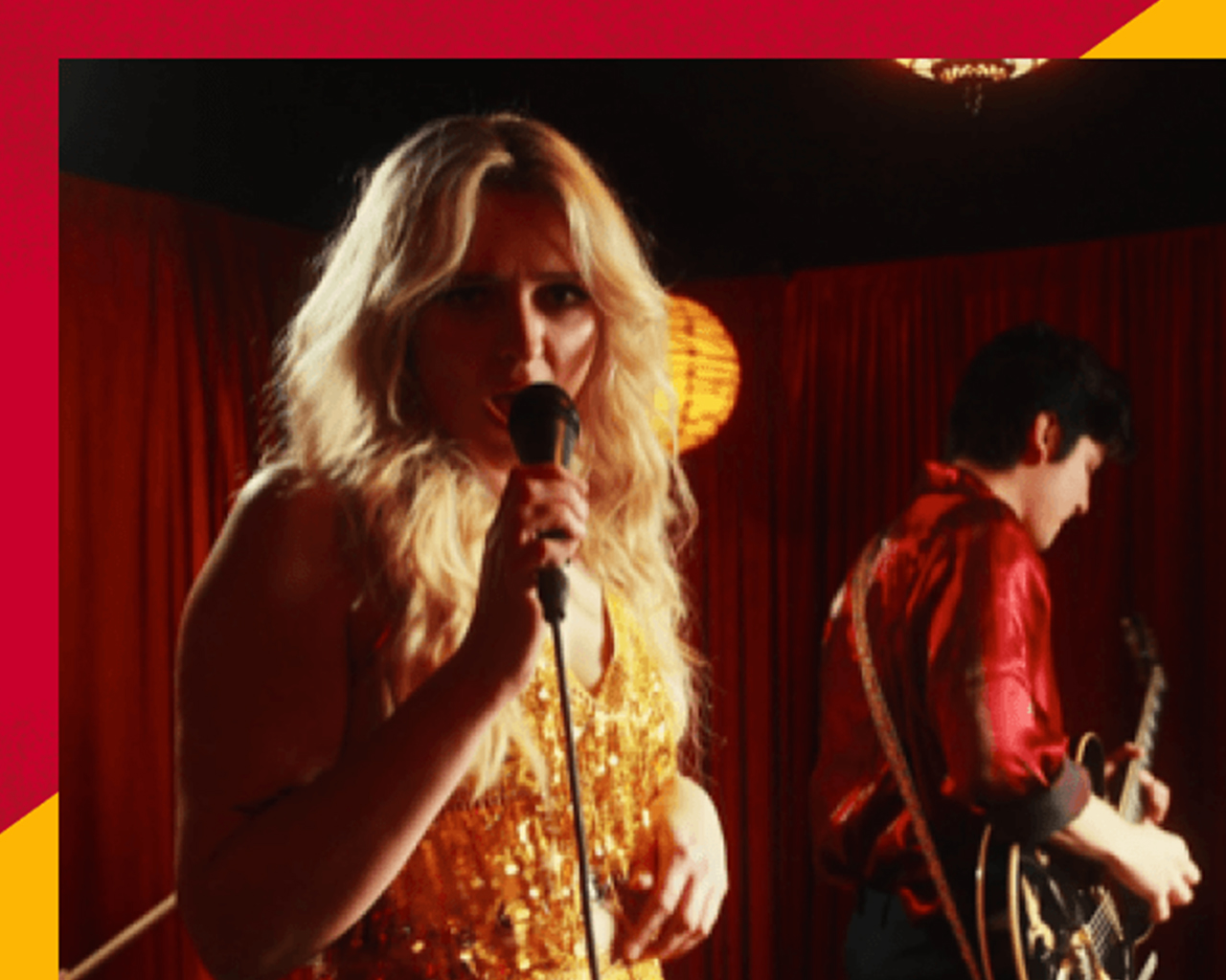 Still of the Retro Cowgirl "Dance" video