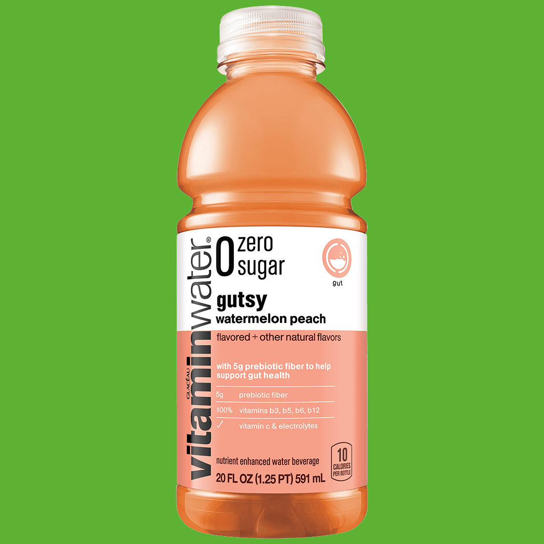vitaminwater zero sugar gutsy Bottle, 20 fl oz