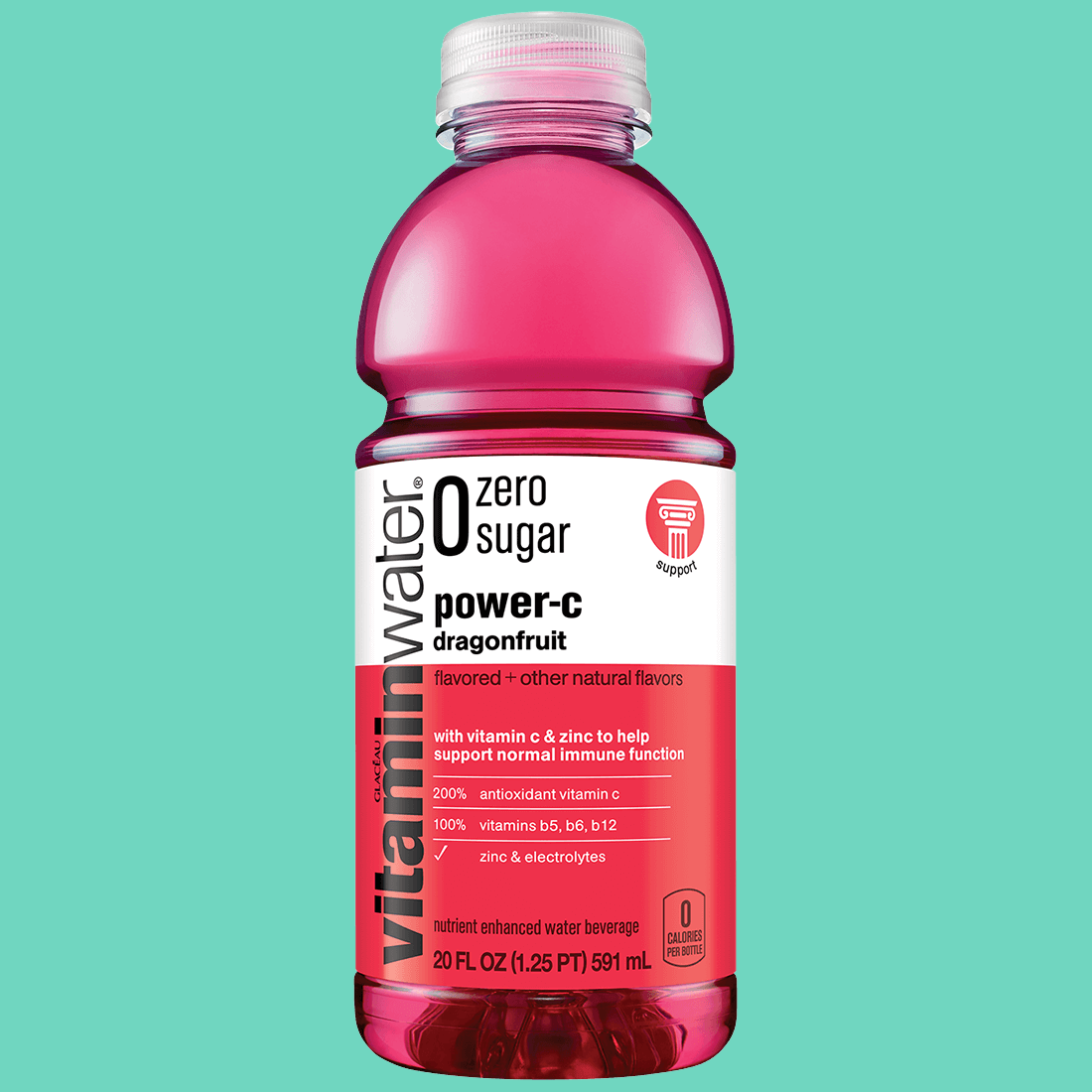 vitaminwater zero sugar power c Bottle, 20 fl oz