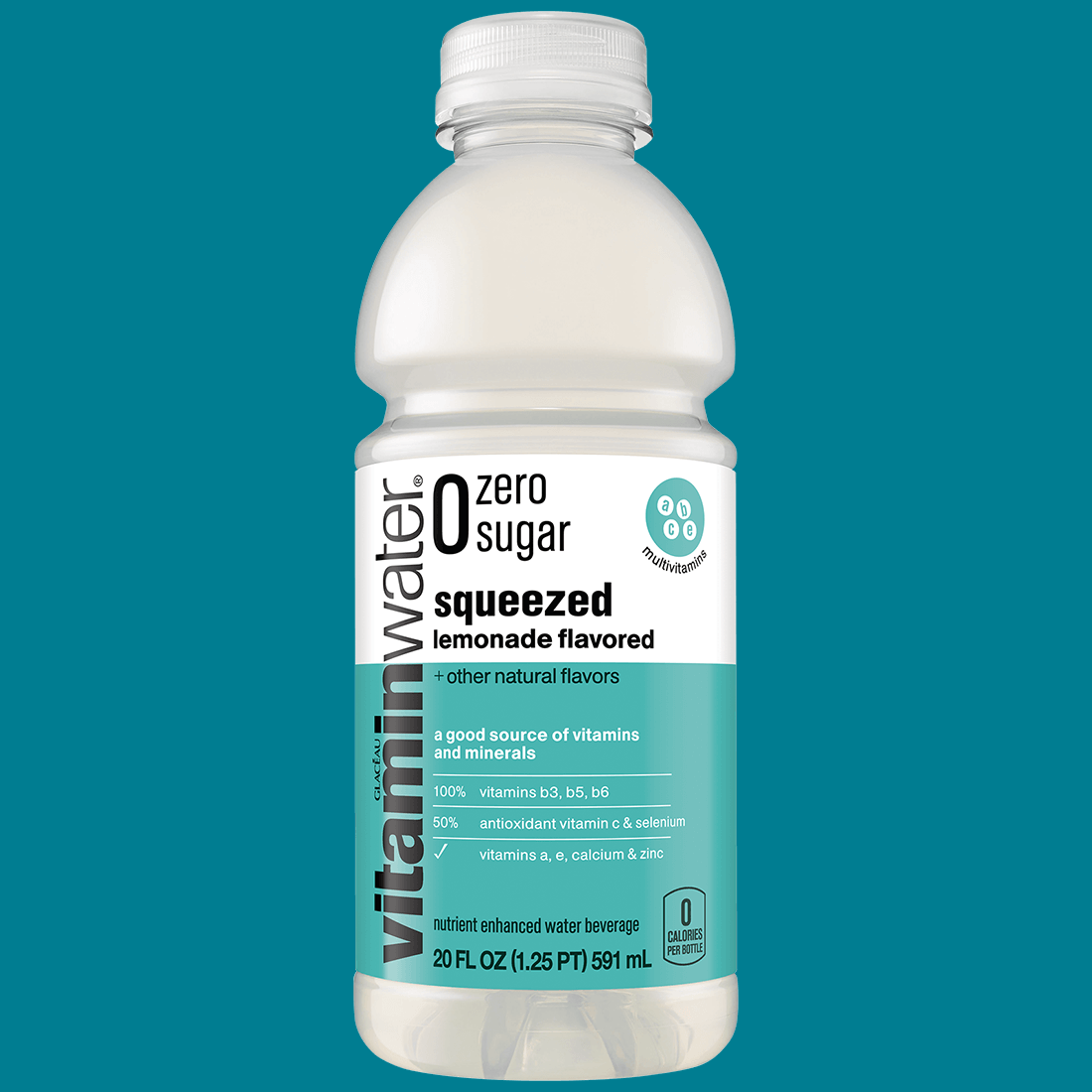 vitaminwater zero sugar squeezed Bottle, 20 fl oz