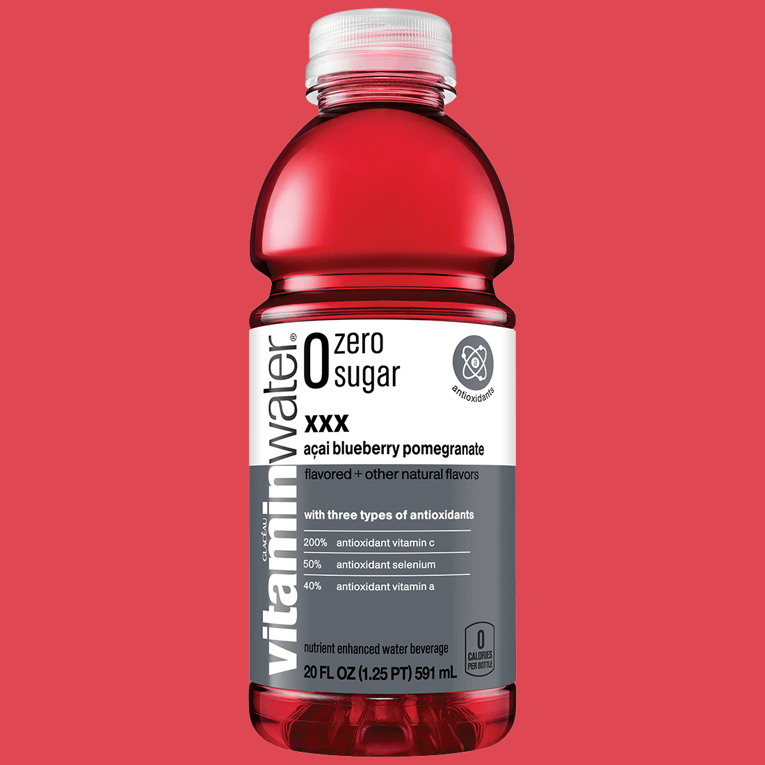 vitaminwater zero xxx Bottle, 20 fl oz