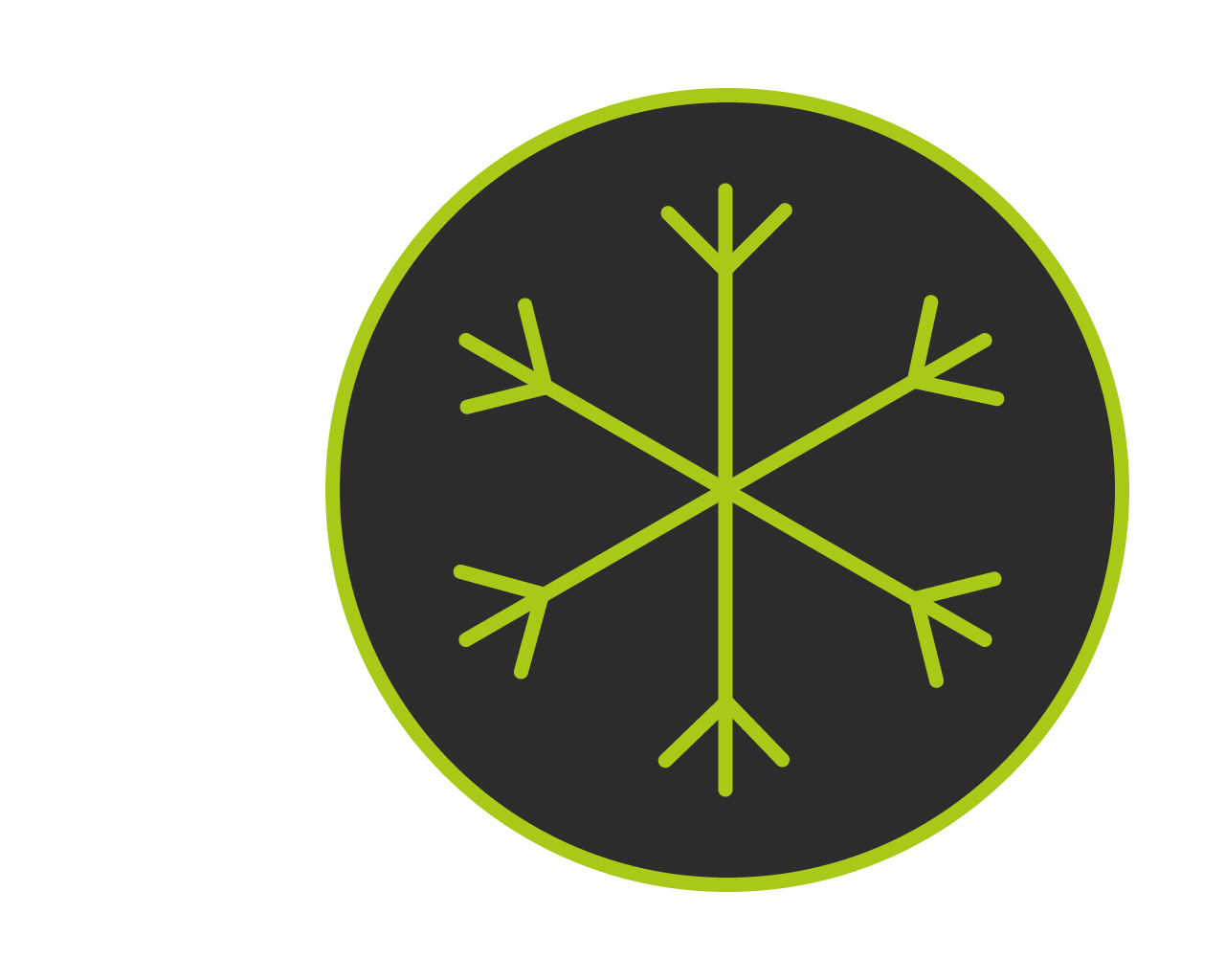 A snowflake icon