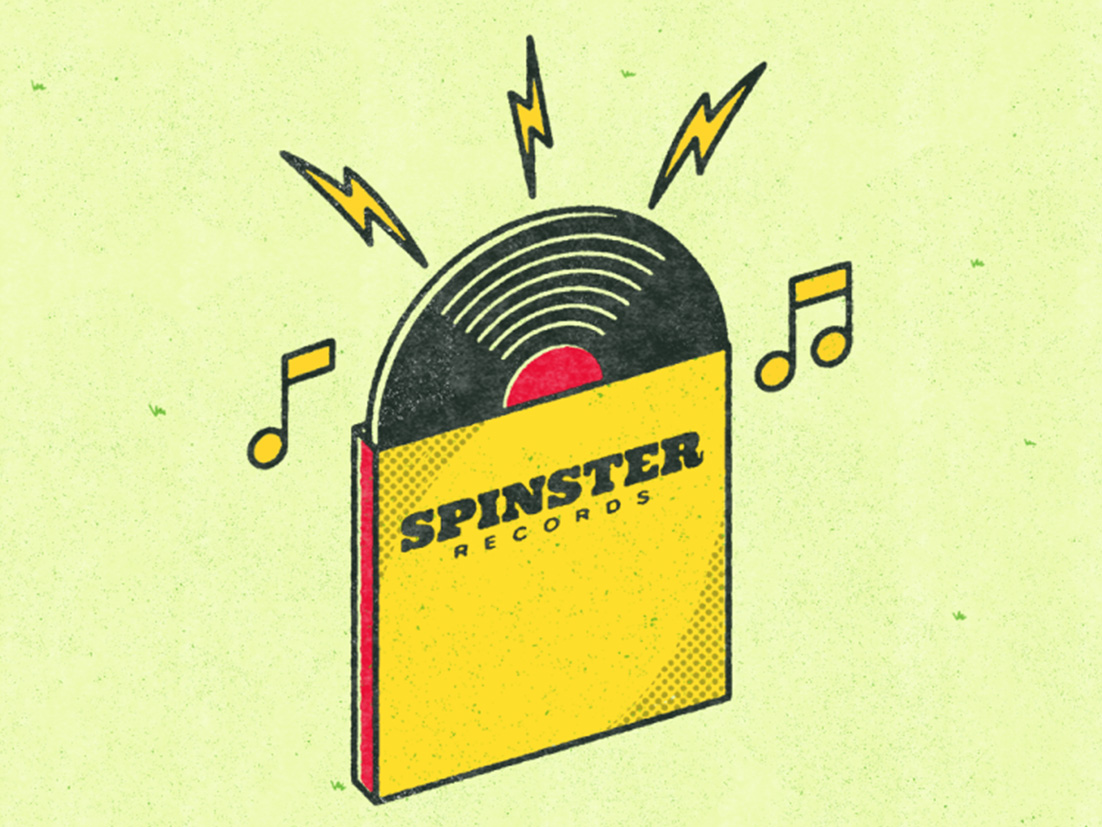 An illustration of Spinster Records
