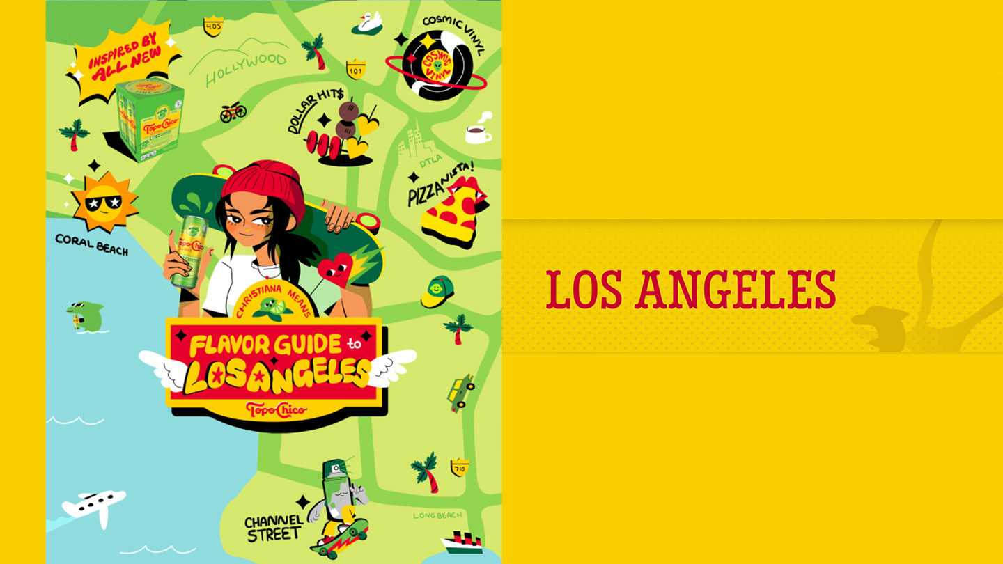 Sabores Flavor Guide Los Angeles illustration