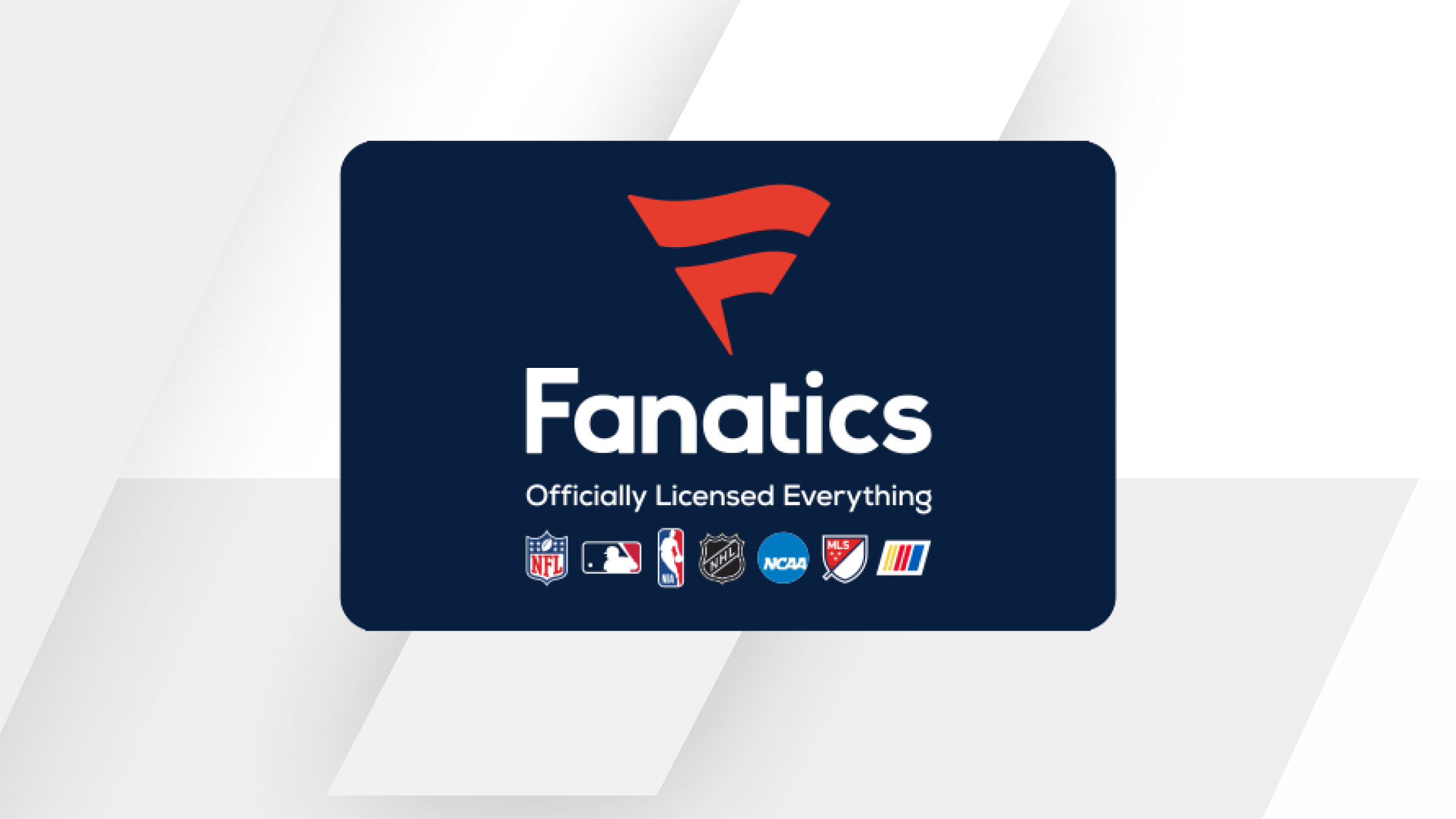 Fanatics digital gift card featuring official sports logos for the Coca-Cola hockey promo.
