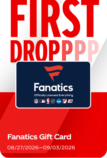 First drop of the Coca-Cola fall football campaign featuring a Fanatics gift card for sports gear.
