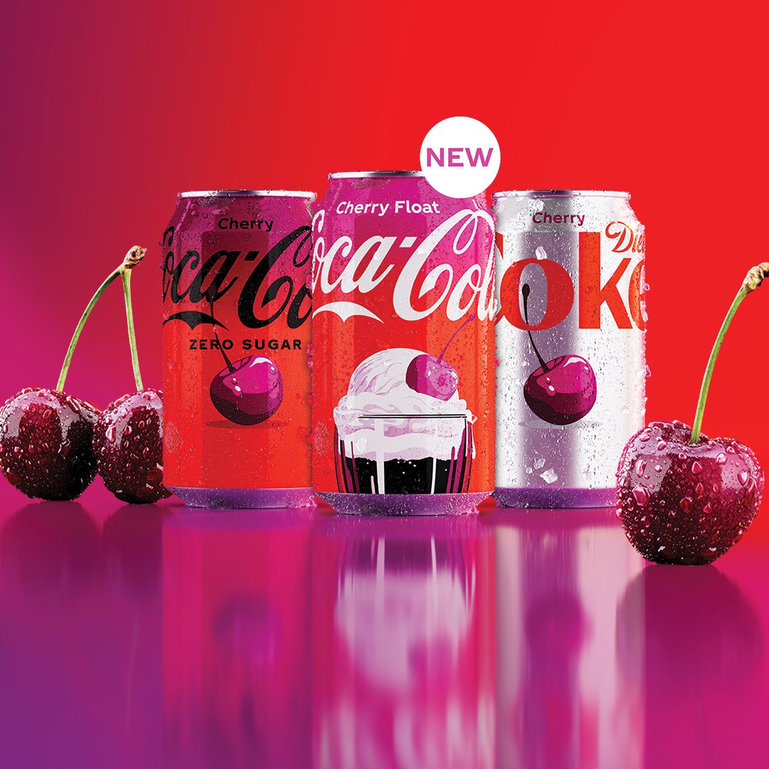 Chilled can of Coca-Cola